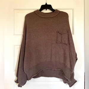 POL brown sweater, women’s size small